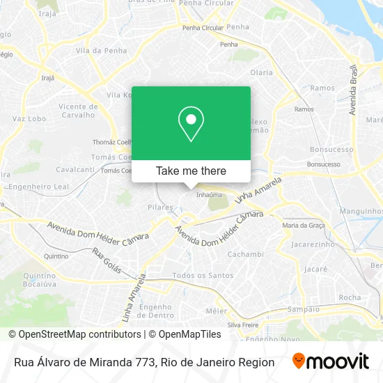 Rua Álvaro de Miranda 773 map