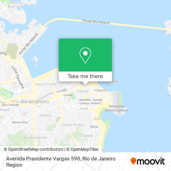 Mapa Avenida Presidente Vargas 590