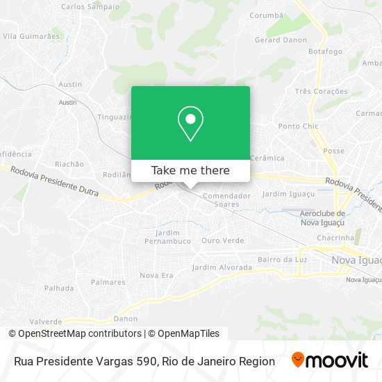 Rua Presidente Vargas 590 map