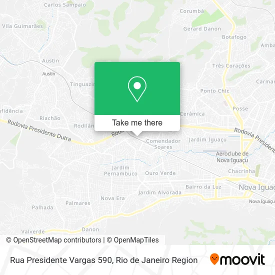 Rua Presidente Vargas 590 map