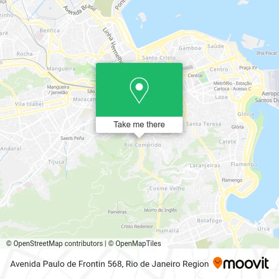 Avenida Paulo de Frontin 568 map