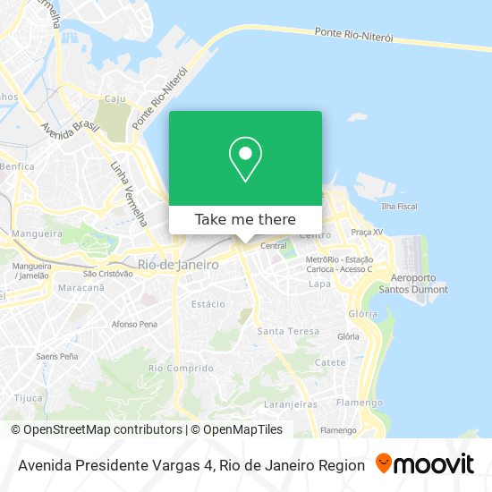 Mapa Avenida Presidente Vargas 4