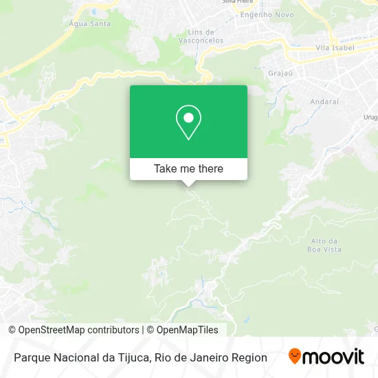Parque Nacional da Tijuca map