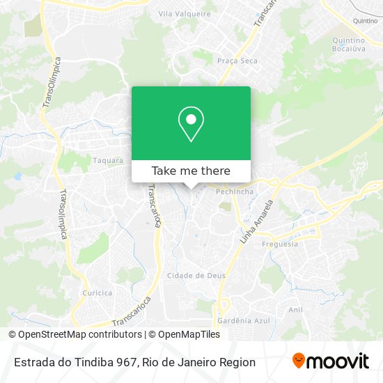 Estrada do Tindiba 967 map