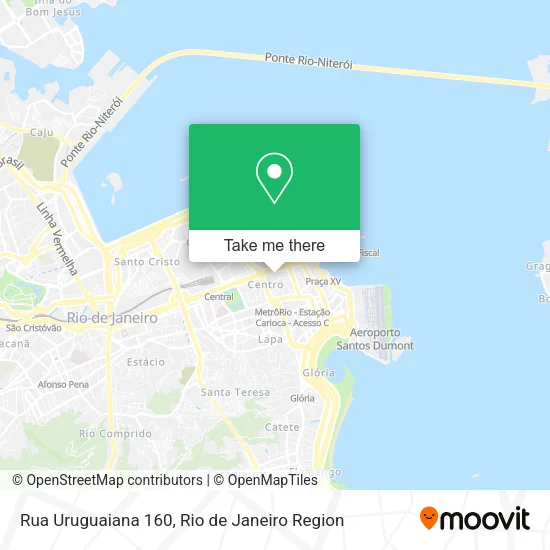 Rua Uruguaiana 160 map