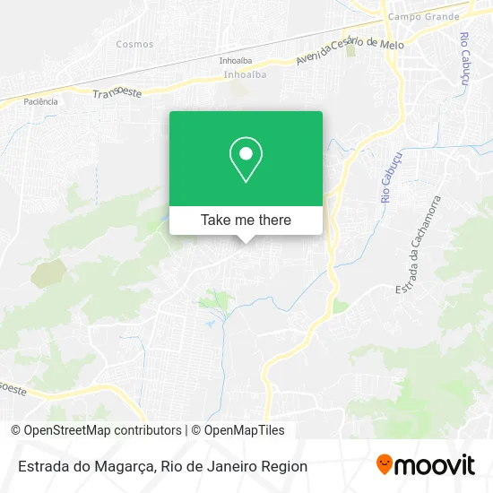 Estrada do Magarça map