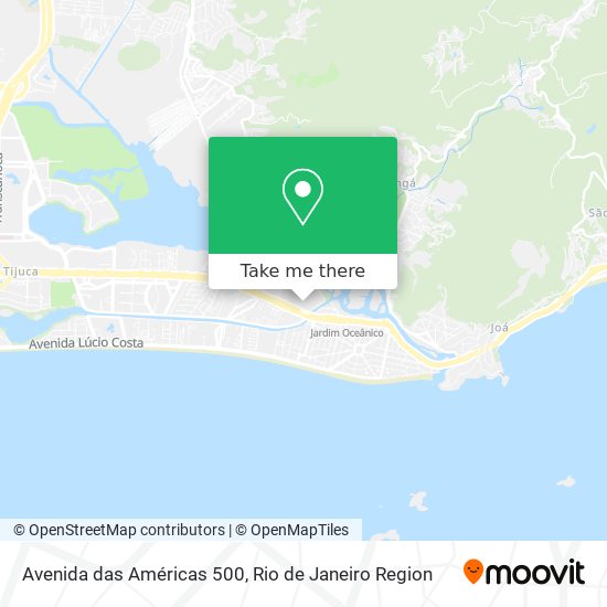 Avenida das Américas 500 map