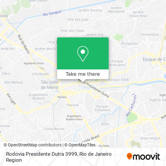 Rodovia Presidente Dutra 3999 map