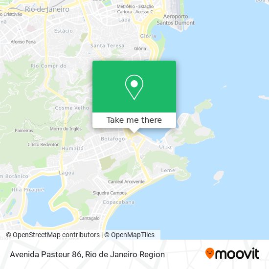 Avenida Pasteur 86 map