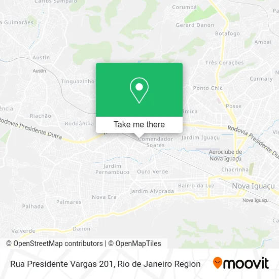 Rua Presidente Vargas 201 map
