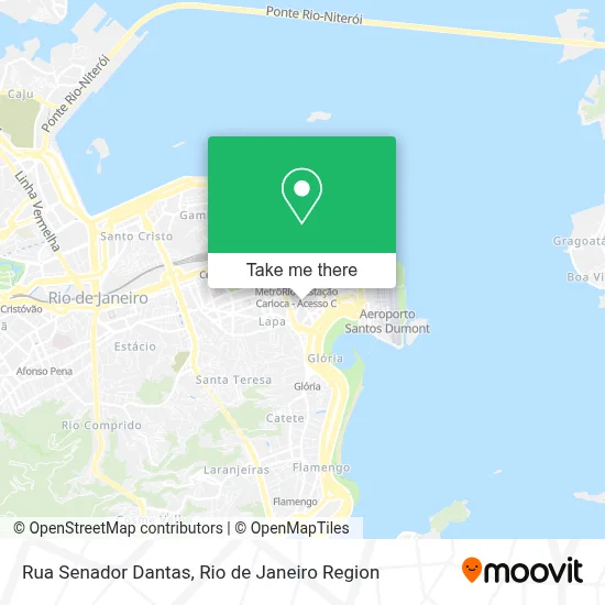 Rua Senador Dantas map
