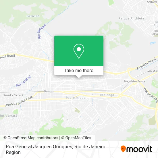 Rua General Jacques Ouriques map