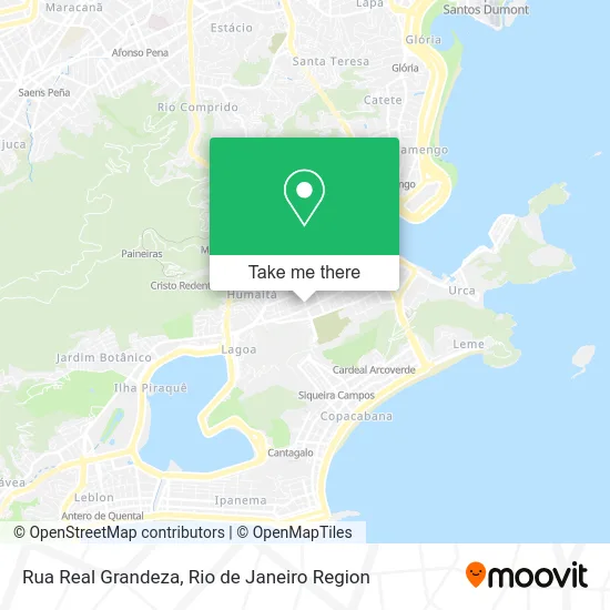 Rua Real Grandeza map