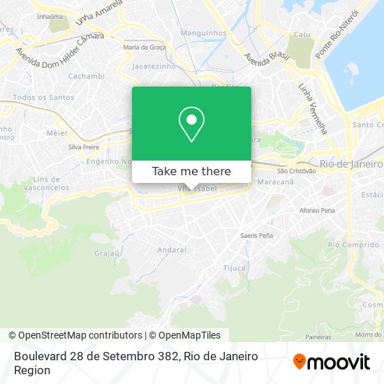 Mapa Boulevard 28 de Setembro 382