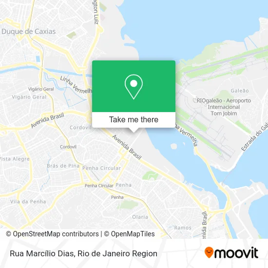 Rua Marcílio Dias map