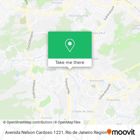 Avenida Nelson Cardoso 1221 map