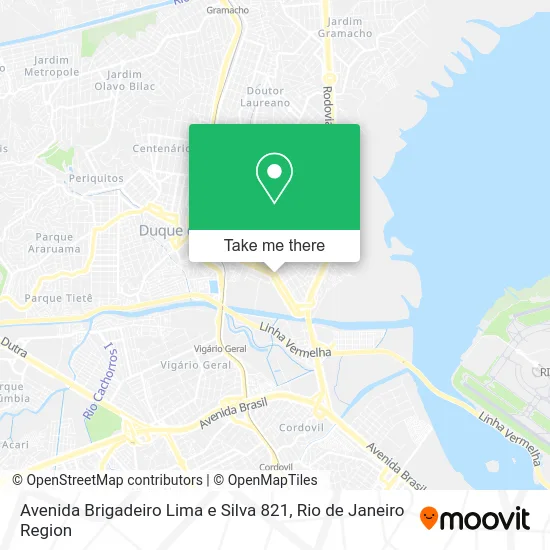 Avenida Brigadeiro Lima e Silva 821 map