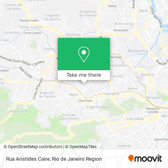 Mapa Rua Aristides Caire