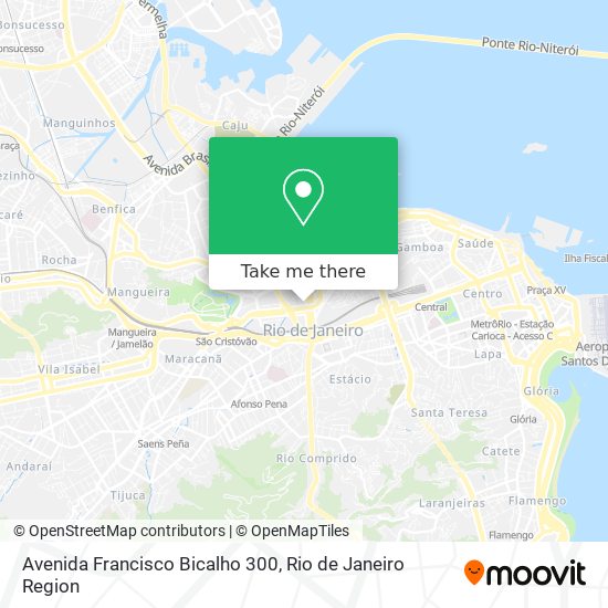 Mapa Avenida Francisco Bicalho 300
