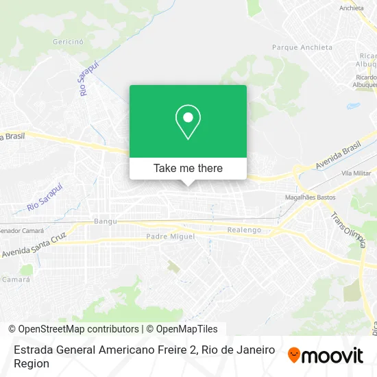 Estrada General Americano Freire 2 map