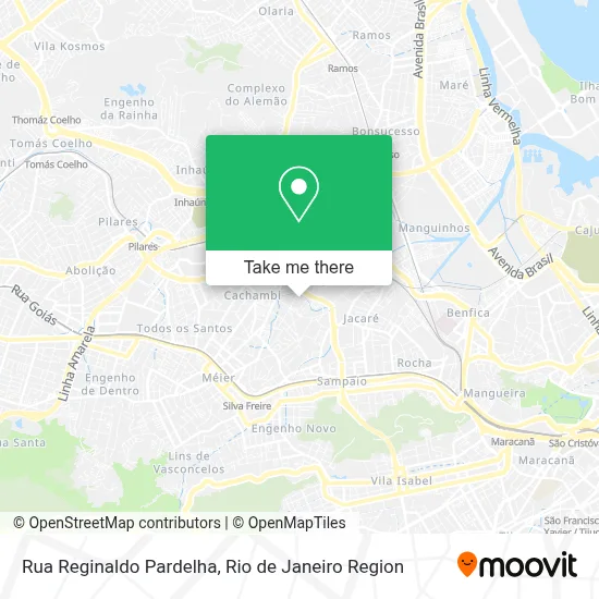 Rua Reginaldo Pardelha map
