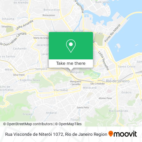 Mapa Rua Visconde de Niterói 1072