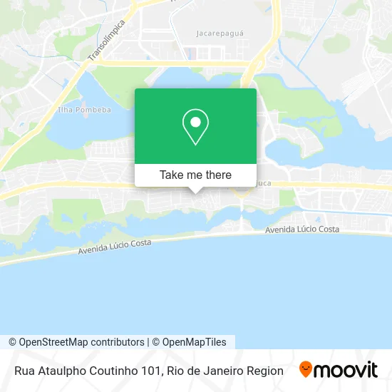 Rua Ataulpho Coutinho 101 map