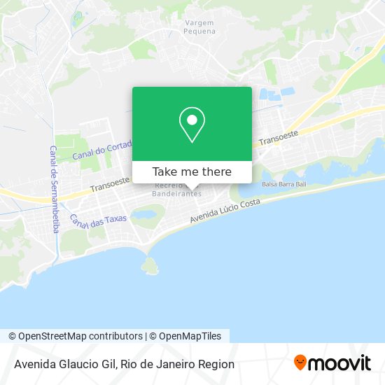 Avenida Glaucio Gil map