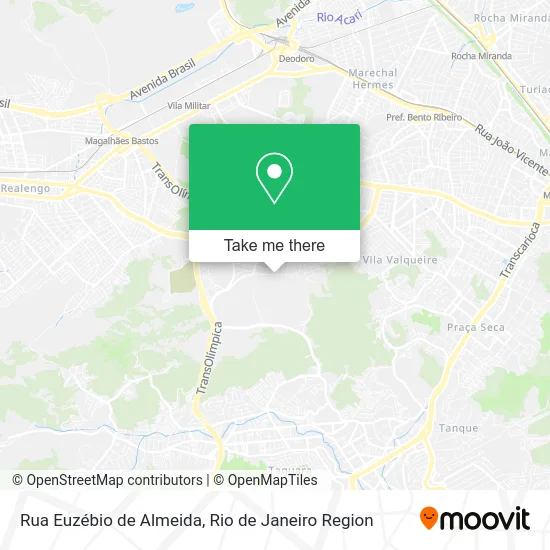 Rua Euzébio de Almeida map