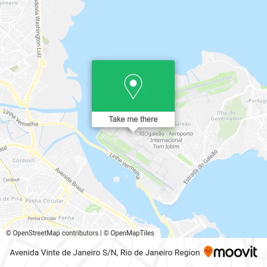 Avenida Vinte de Janeiro S/N map