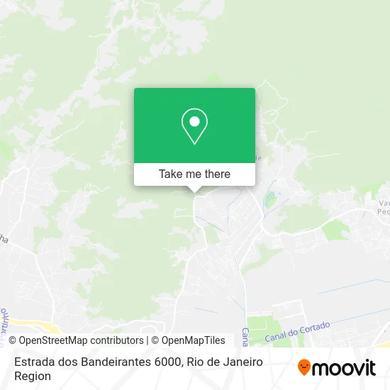 Estrada dos Bandeirantes 6000 map