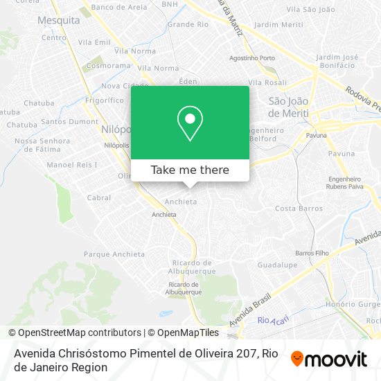 Avenida Chrisóstomo Pimentel de Oliveira 207 map
