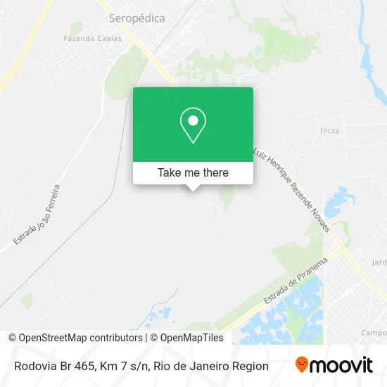 Rodovia Br 465, Km 7 s/n map