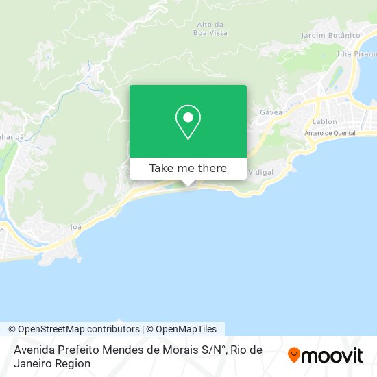 Avenida Prefeito Mendes de Morais S / N° map