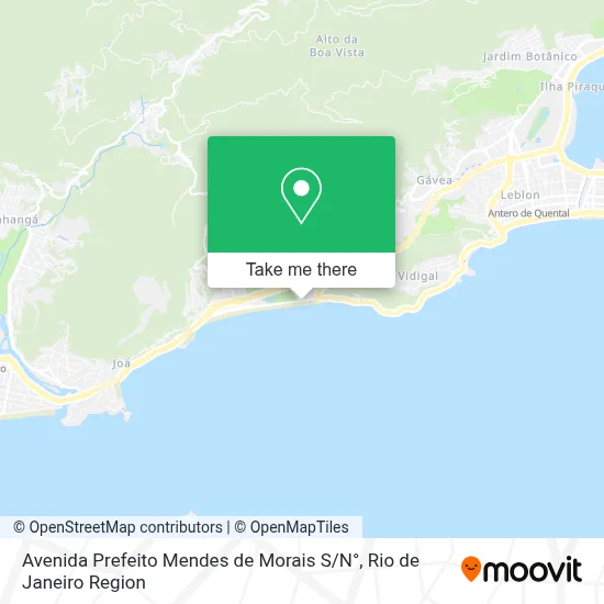 Avenida Prefeito Mendes de Morais S / N° map