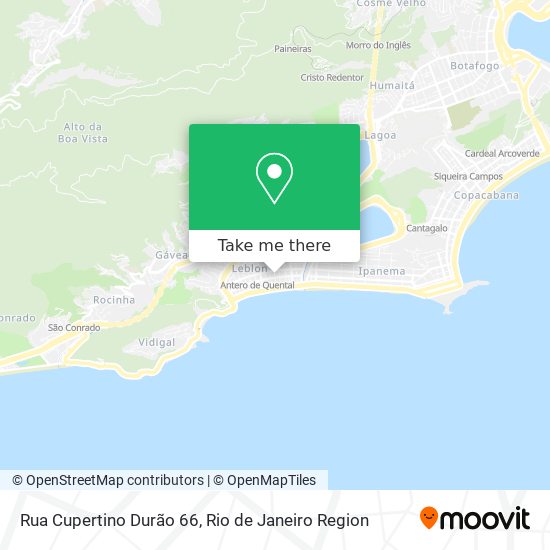 Mapa Rua Cupertino Durão 66