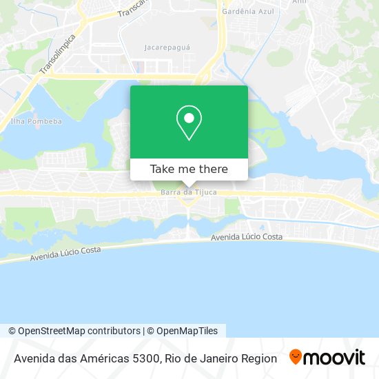 Avenida das Américas 5300 map