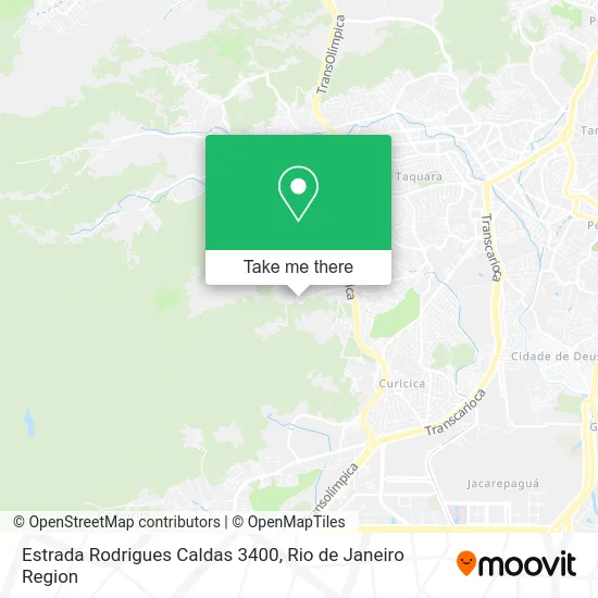 Estrada Rodrigues Caldas 3400 map