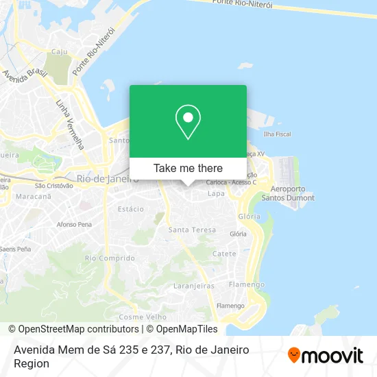 Avenida Mem de Sá 235 e 237 map