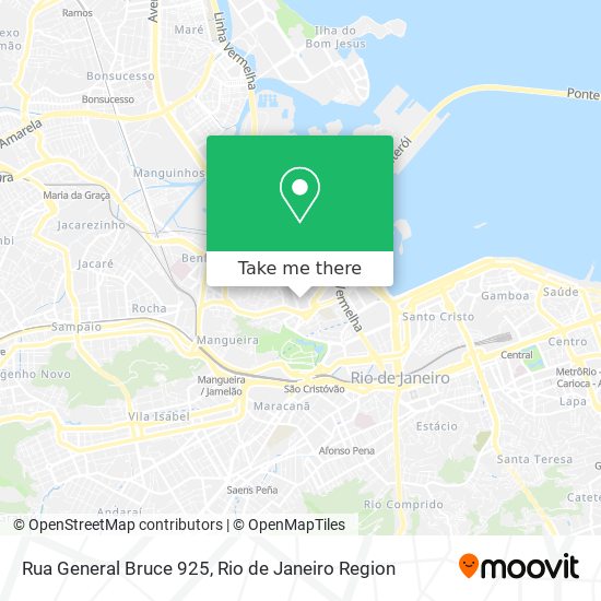 Rua General Bruce 925 map