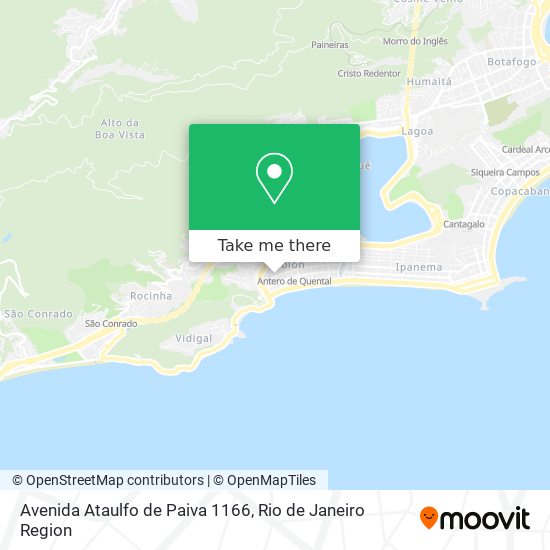 Mapa Avenida Ataulfo de Paiva 1166