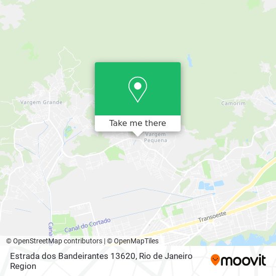 Estrada dos Bandeirantes 13620 map
