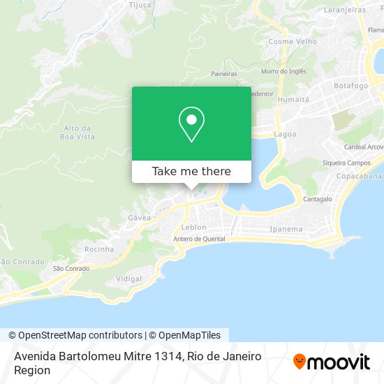 Avenida Bartolomeu Mitre 1314 map