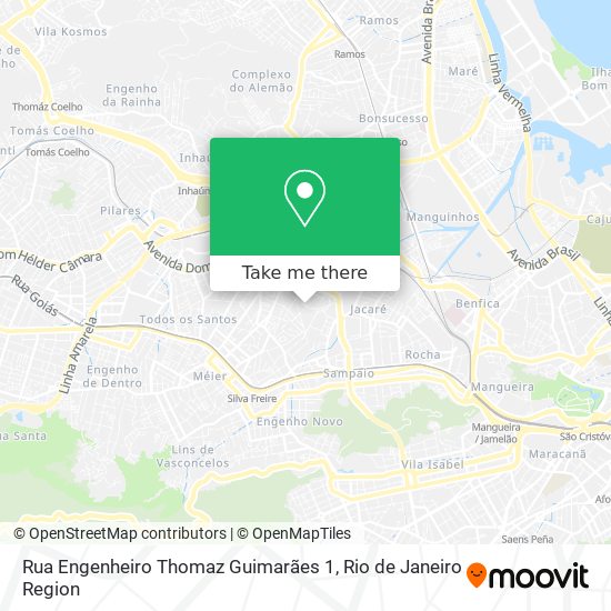 Rua Engenheiro Thomaz Guimarães 1 map