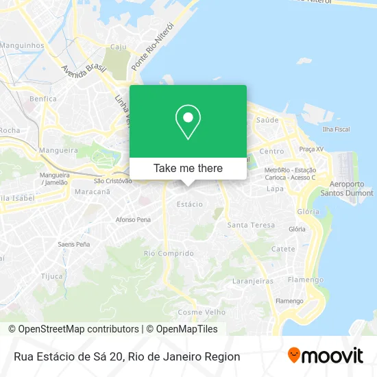 Rua Estácio de Sá 20 map