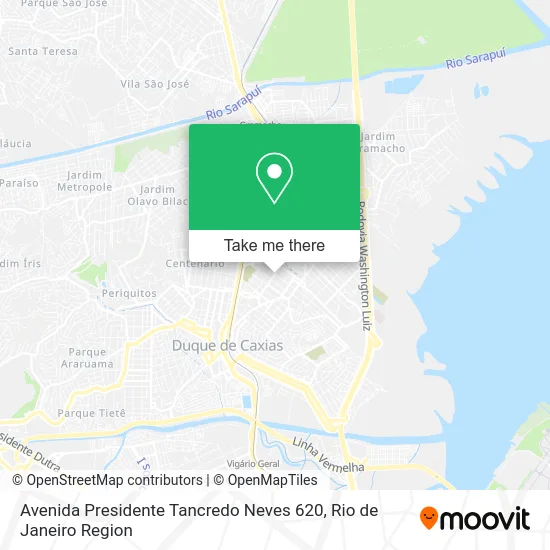 Avenida Presidente Tancredo Neves 620 map