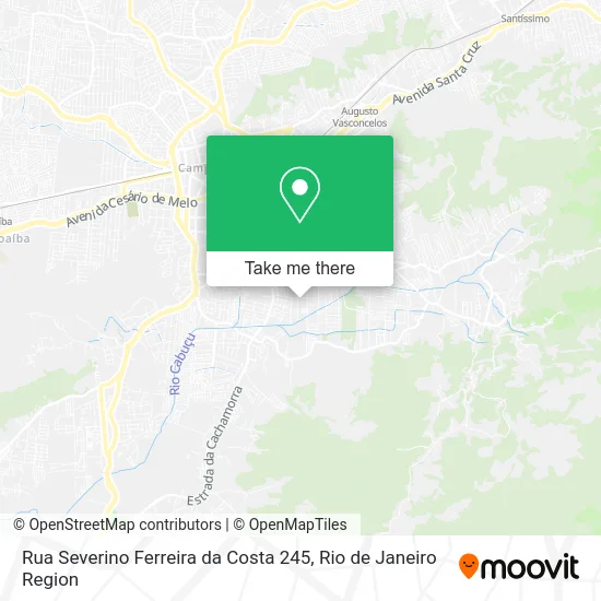 Rua Severino Ferreira da Costa 245 map