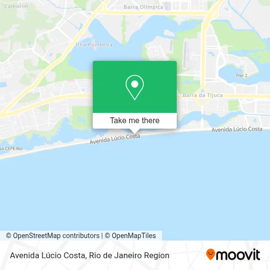 Avenida Lúcio Costa map