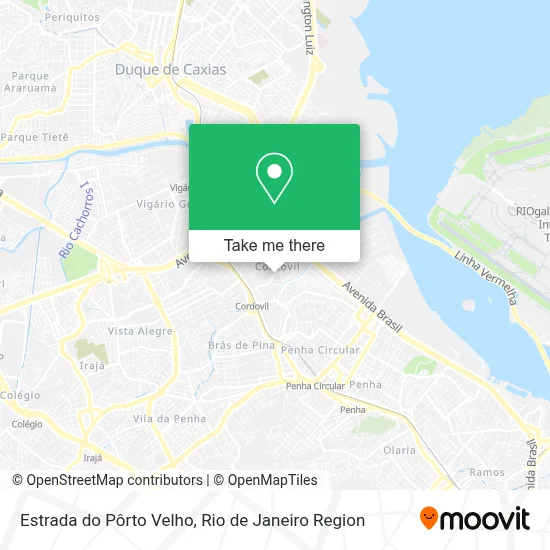 Estrada do Pôrto Velho map