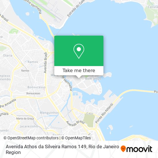 Mapa Avenida Athos da Silveira Ramos 149